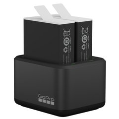 Зарядний пристрій GoPro Dual Battery Charger + Battery Enduro (2 шт) для Hero10 Black, Hero11 Black ADDBD-211-EU фото