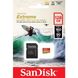 Карта пам'яті SanDisk 128GB microSDXC C10 UHS-I U3 R160/W90MB/s Extreme V30 + SD SDSQXA1-128G-GN6AA фото 3