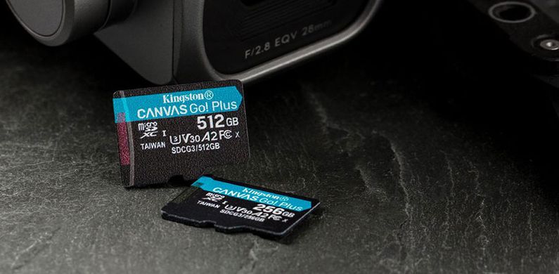 Kingston 128GB microSDXC Canvas Go Plus + SD адаптер SDCG3/128GB фото