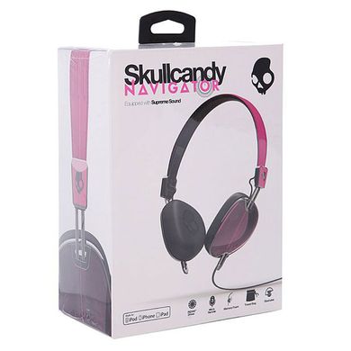 Наушники Skullcandy Navigator Hot Pink/Black w/mic3