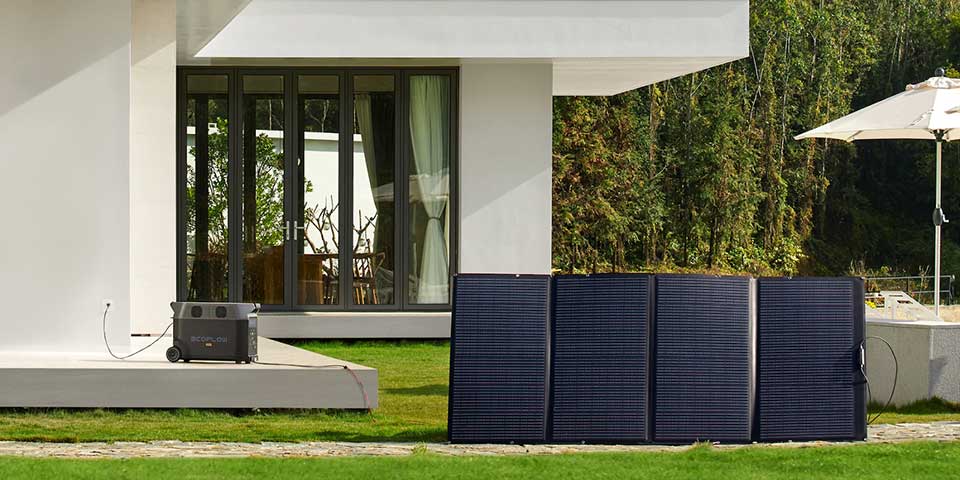 Легка і надійна сонячна панель EcoFlow 400W